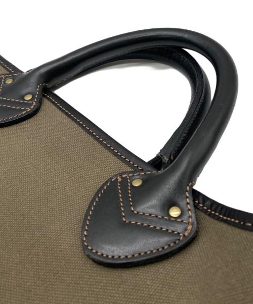 HINSON（ヒンソン）HINSON (ヒンソン) Ice-Carrier Tote オリーブ×ブラックの古着・服飾アイテム