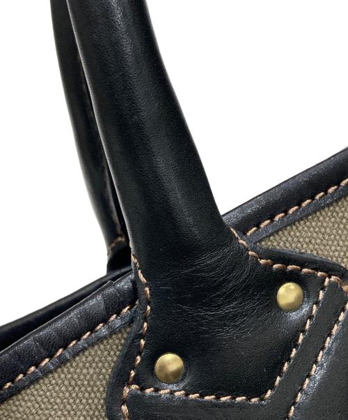 HINSON（ヒンソン）HINSON (ヒンソン) Ice-Carrier Tote オリーブ×ブラックの古着・服飾アイテム