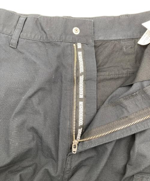 NEIGHBORHOOD（ネイバーフッド）NEIGHBORHOOD (ネイバーフッド) カーゴショートパンツ ブラック サイズ:Mの古着・服飾アイテム