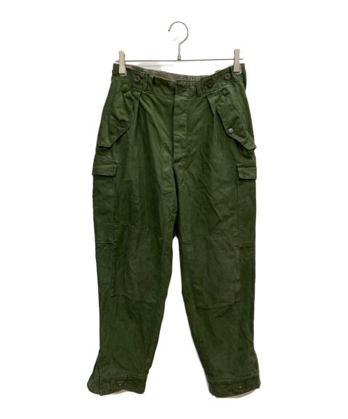 Swedish Army（スウェーデン軍）Swedish Army (スウェーデン軍) M59 カーゴパンツ グリーン サイズ:C48の古着・服飾アイテム