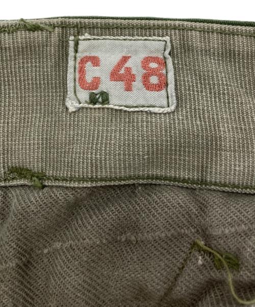 Swedish Army（スウェーデン軍）Swedish Army (スウェーデン軍) M59 カーゴパンツ グリーン サイズ:C48の古着・服飾アイテム