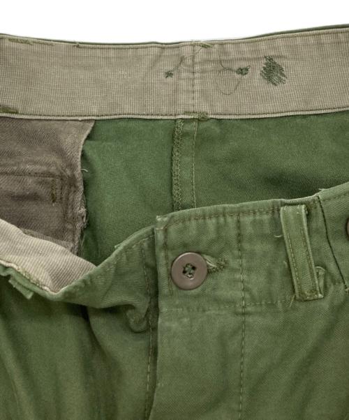Swedish Army（スウェーデン軍）Swedish Army (スウェーデン軍) M59 カーゴパンツ グリーン サイズ:C48の古着・服飾アイテム