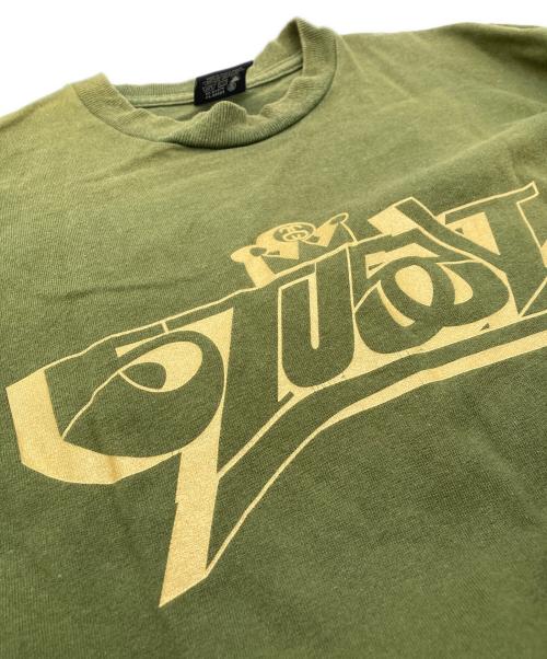 stussy（ステューシー）stussy (ステューシー) プリントTシャツ グリーン サイズ:Mの古着・服飾アイテム