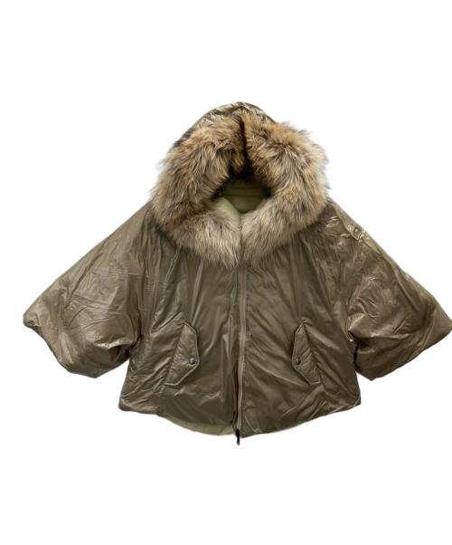 TATRAS（タトラス）TATRAS (タトラス) ポンチョダウンリバーシブルジャケット ベージュ サイズ:Sの古着・服飾アイテム