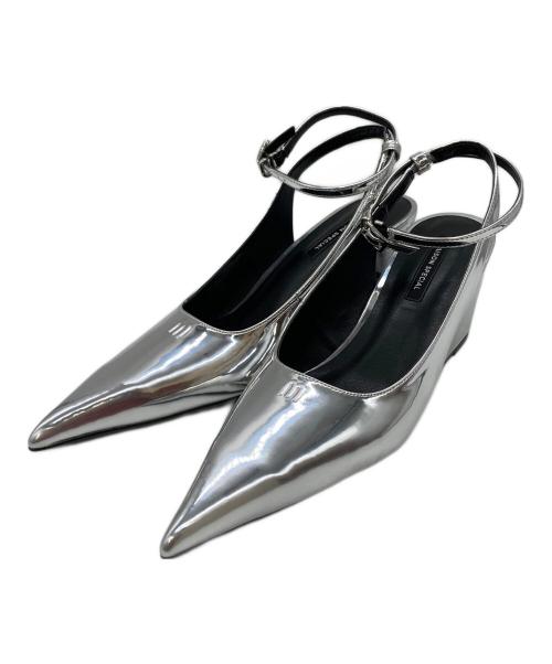 MAISON SPECIAL（メゾンスペシャル）MAISON SPECIAL (メゾンスペシャル) 2way Wedge Sole Pumps シルバー サイズ:38の古着・服飾アイテム