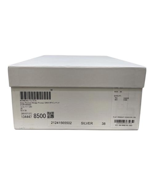 MAISON SPECIAL（メゾンスペシャル）MAISON SPECIAL (メゾンスペシャル) 2way Wedge Sole Pumps シルバー サイズ:38の古着・服飾アイテム