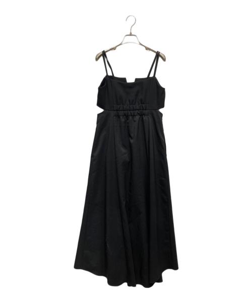 UNITED TOKYO（ユナイテッドトーキョー）UNITED TOKYO (ユナイテッドトーキョー) サイドスリットキャミワンピース ブラック サイズ:M 未使用品の古着・服飾アイテム