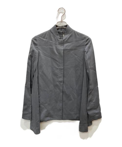 BRUNELLO CUCINELLI（ブルネロクチネリ）BRUNELLO CUCINELLI (ブルネロクチネリ) シルクジャケット グレー サイズ:42の古着・服飾アイテム