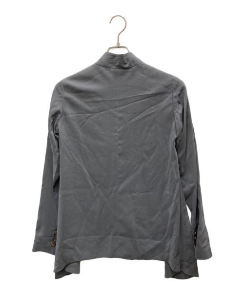 BRUNELLO CUCINELLI（ブルネロクチネリ）BRUNELLO CUCINELLI (ブルネロクチネリ) シルクジャケット グレー サイズ:42の古着・服飾アイテム