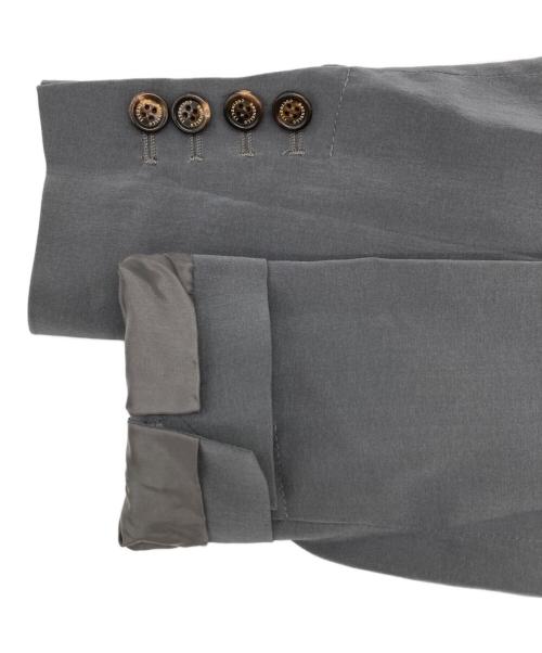BRUNELLO CUCINELLI（ブルネロクチネリ）BRUNELLO CUCINELLI (ブルネロクチネリ) シルクジャケット グレー サイズ:42の古着・服飾アイテム