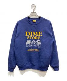 Dime（ダイム）の古着「プリントスウェット」｜ネイビー