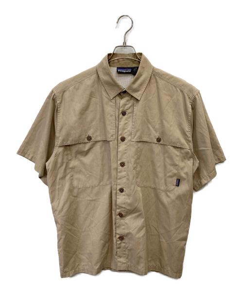 Patagonia（パタゴニア）Patagonia (パタゴニア) アイランドホッパーシャツ ベージュ サイズ:Mの古着・服飾アイテム