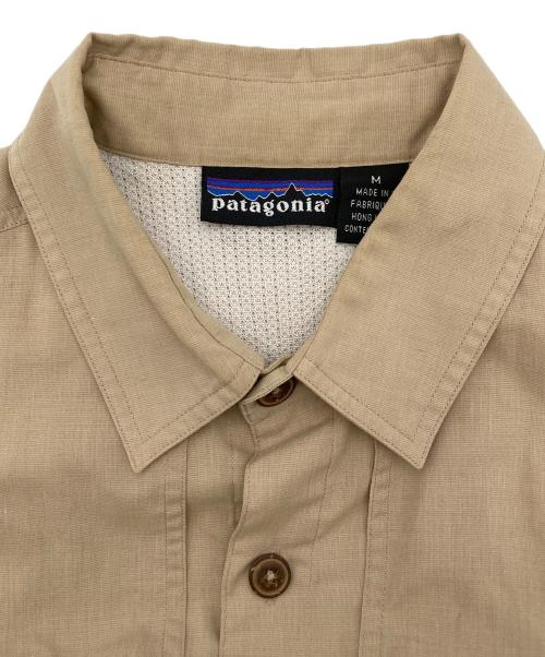 Patagonia（パタゴニア）Patagonia (パタゴニア) アイランドホッパーシャツ ベージュ サイズ:Mの古着・服飾アイテム