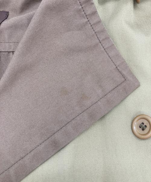 Yves Saint Laurent（イヴサンローラン）Yves Saint Laurent (イヴサンローラン) オールドバイカラーコート ベージュ サイズ:Mの古着・服飾アイテム