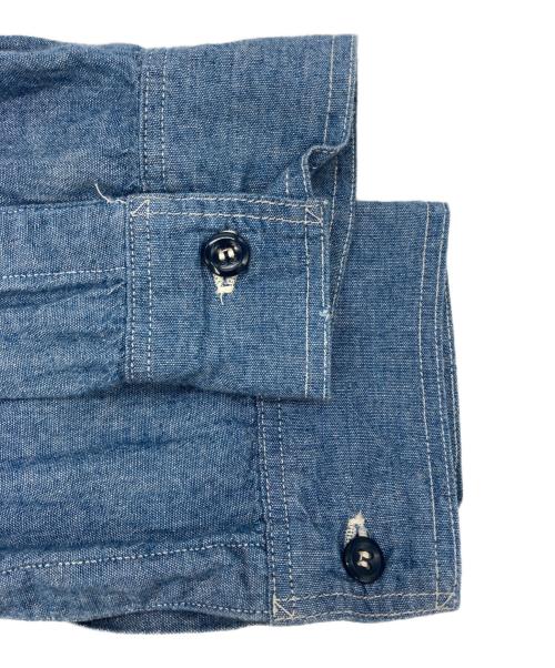 orSlow（オアスロウ）orSlow (オアスロウ) CHAMBRAY WORK SHIRT/シャンブレーワークシャツ インディゴ サイズ:3の古着・服飾アイテム