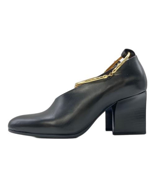 JIL SANDER（ジルサンダー）JIL SANDER (ジルサンダー) アンクルリングパンプス ブラック サイズ:36の古着・服飾アイテム