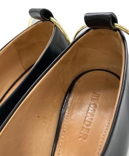JIL SANDER（ジルサンダー）JIL SANDER (ジルサンダー) アンクルリングパンプス ブラック サイズ:36の古着・服飾アイテム