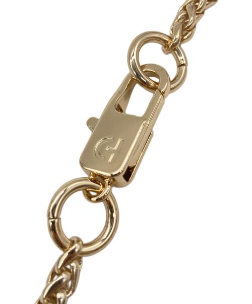 COLE HAAN（コールハーン）COLE HAAN (コールハーン) ミニコンバーチブルチェーンバッグ ブルーの古着・服飾アイテム