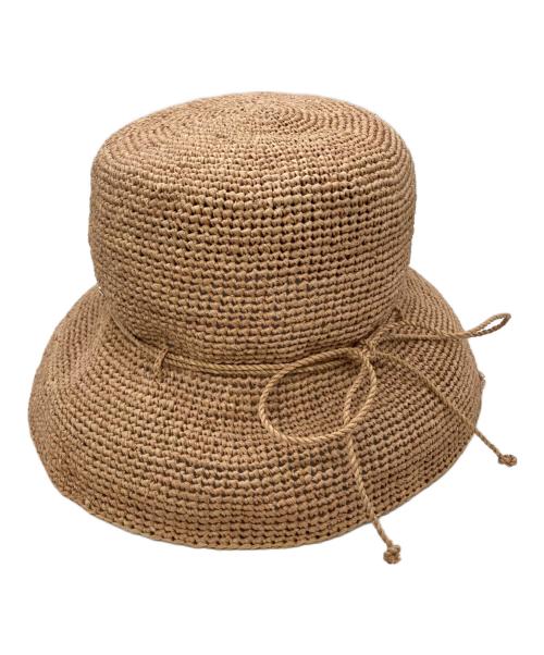 HELEN KAMINSKI（ヘレンカミンスキー）HELEN KAMINSKI (ヘレンカミンスキー) ラフィアハット ベージュ サイズ:表記なしの古着・服飾アイテム