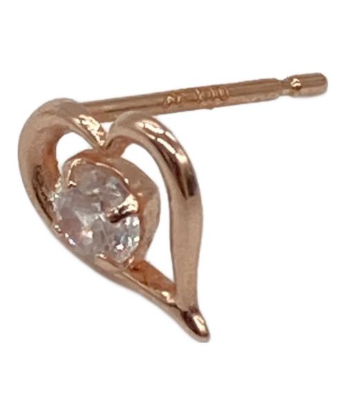 4℃（ヨンドシー）4℃ (ヨンドシー) ハートピアスの古着・服飾アイテム