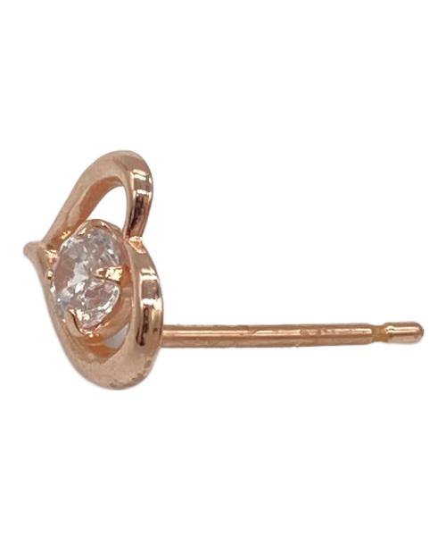 4℃（ヨンドシー）4℃ (ヨンドシー) ハートピアスの古着・服飾アイテム