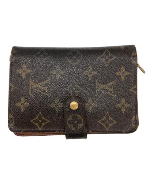 LOUIS VUITTON（ルイ ヴィトン）LOUIS VUITTON (ルイ ヴィトン) ポルトパピエ・ジップ ブラウンの古着・服飾アイテム