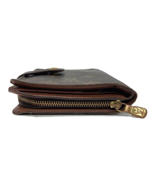 LOUIS VUITTON（ルイ ヴィトン）LOUIS VUITTON (ルイ ヴィトン) ポルトパピエ・ジップ ブラウンの古着・服飾アイテム