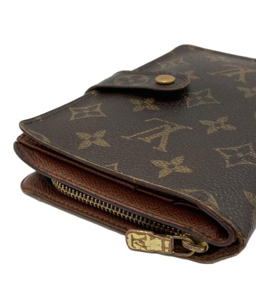 LOUIS VUITTON（ルイ ヴィトン）LOUIS VUITTON (ルイ ヴィトン) ポルトパピエ・ジップ ブラウンの古着・服飾アイテム