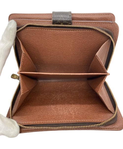 LOUIS VUITTON（ルイ ヴィトン）LOUIS VUITTON (ルイ ヴィトン) ポルトパピエ・ジップ ブラウンの古着・服飾アイテム