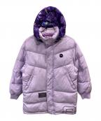 Aape BY A BATHING APEエーエイプ バイ アベイシングエイプ）の古着「APUNVS ダウンジャケット」｜パープル