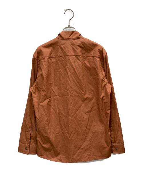 N°21（ヌメロヴェントゥーノ）N°21 (ヌメロヴェントゥーロ) ボウタイシャツ ブラウン サイズ:36の古着・服飾アイテム