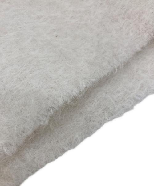 LOEWE（ロエベ）LOEWE (ロエベ) アナグラム モヘアウールマフラー アイボリーの古着・服飾アイテム