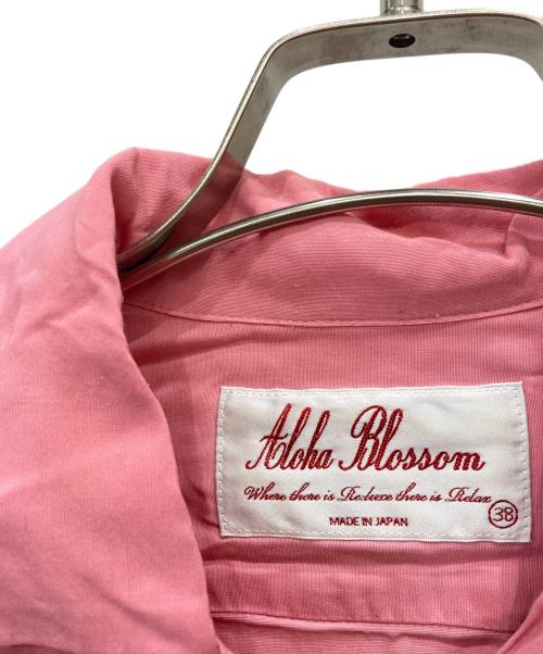 Aloha Blossom（アロハブロッサム）Aloha Blossom (アロハブロッサム) オープンカラーシャツ ピンク サイズ:Mの古着・服飾アイテム