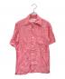 Aloha Blossom（アロハブロッサム）の古着「オープンカラーシャツ」｜ピンク