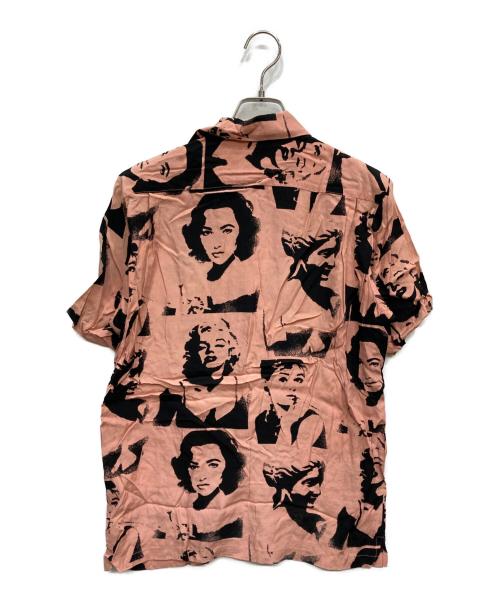 Aloha Blossom（アロハブロッサム）Aloha Blossom (アロハブロッサム) オープンカラーシャツ ピンク サイズ:Mの古着・服飾アイテム