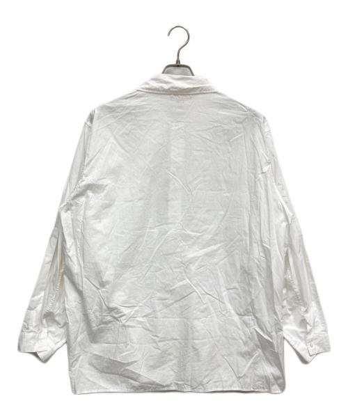 BLURHMS（ブラームス）blurhms (ブラームス) Chambray Gusset PKT Shirt ホワイト サイズ:3の古着・服飾アイテム