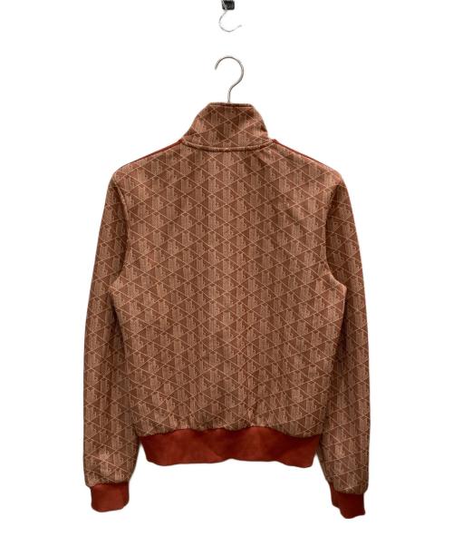 LACOSTE（ラコステ）LACOSTE (ラコステ) モノグラムジャカードトラックジャケット オレンジ サイズ:3の古着・服飾アイテム