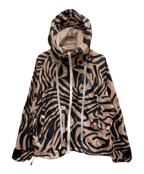 adidas by stella McCartney（アディダス バイ ステラマッカートニー）adidas by stella McCartney (アディダス バイ ステラマッカートニー) 総柄ナイロンジャケット ベージュ サイズ:Sの古着・服飾アイテム