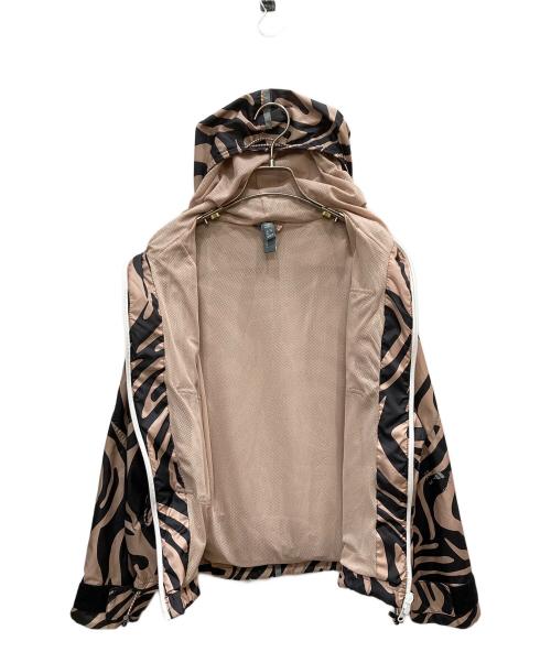 adidas by stella McCartney（アディダス バイ ステラマッカートニー）adidas by stella McCartney (アディダス バイ ステラマッカートニー) 総柄ナイロンジャケット ベージュ サイズ:Sの古着・服飾アイテム