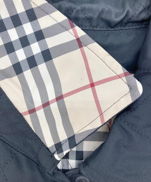 BURBERRY LONDON（バーバリーロンドン）BURBERRY LONDON (バーバリーロンドン) 裏ノバチェックキルティングジャケット ブラック サイズ:13の古着・服飾アイテム
