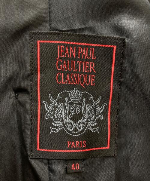 Jean Paul GAULTIER CLASSIQUE（ジャンポールゴルチエクラシック）Jean Paul GAULTIER CLASSIQUE (ジャンポールゴルチエクラシック) ナイロントレンチコート ブラック サイズ:40の古着・服飾アイテム