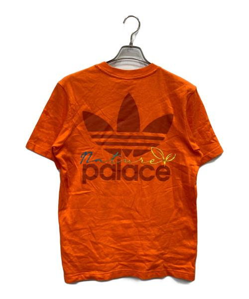 adidas Originals（アディダスオリジナル）adidas originals (アディダスオリジナル) PALACE (パレス) プリントTシャツ オレンジ サイズ:Mの古着・服飾アイテム