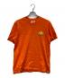 adidas originals（アディダスオリジナル）の古着「プリントTシャツ」｜オレンジ