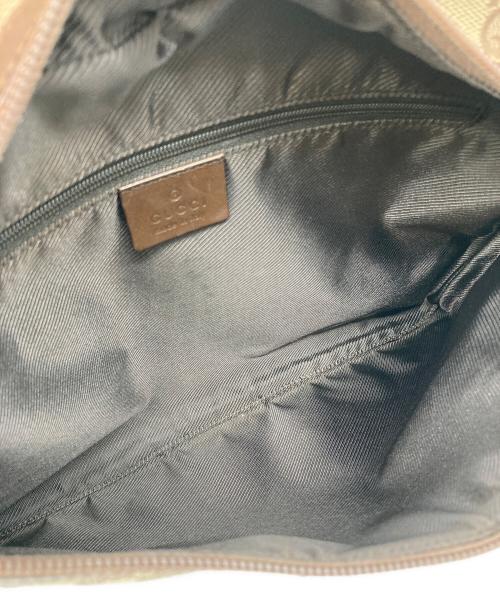 GUCCI（グッチ）GUCCI (グッチ) GG柄ショルダーバッグ ベージュの古着・服飾アイテム