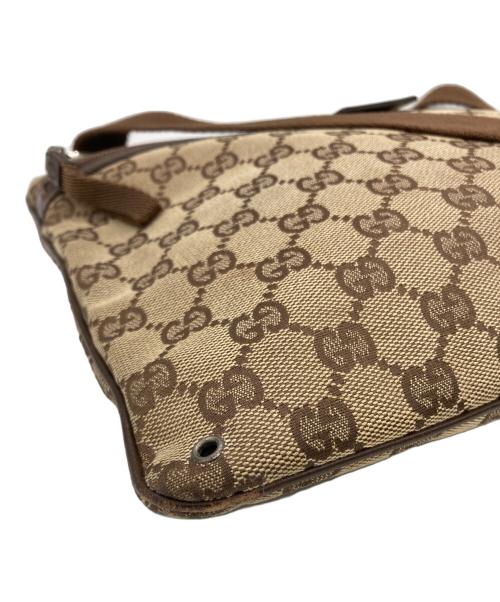 GUCCI（グッチ）GUCCI (グッチ) GG柄ショルダーバッグ ベージュの古着・服飾アイテム