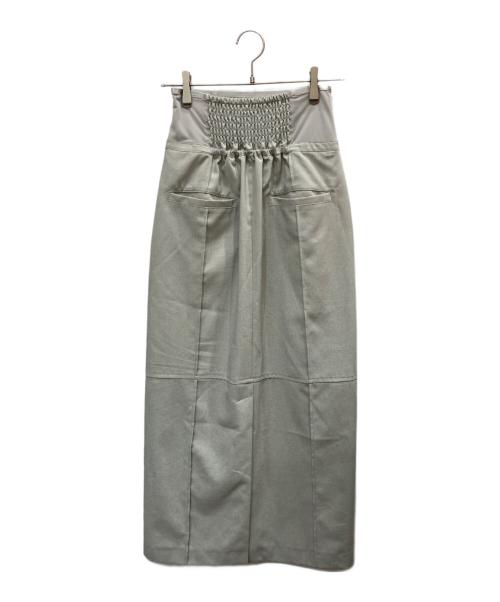 Ameri（アメリ）Ameri (アメリ) PIN TUCK PENCIL CORSET SKIRT グレー サイズ:Sの古着・服飾アイテム