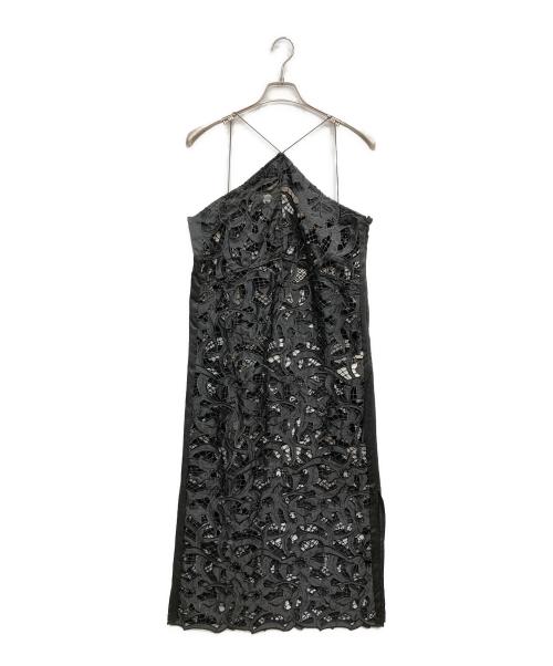 Ameri（アメリ）AMERI (アメリ) MEDI 2WAY CUT WORK LACE LONG TOP ブラック サイズ:FREEの古着・服飾アイテム