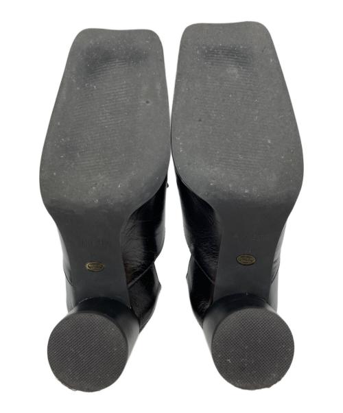 Ameri（アメリ）Ameri (アメリ) 2WAY SQUARE LOAFERS ブラック サイズ:Mの古着・服飾アイテム