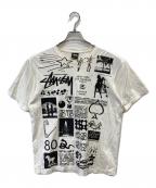 stussyステューシー）の古着「プリントTシャツ」｜ホワイト