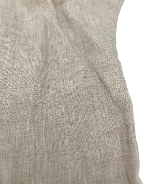 BEARDSLEY（ビアズリー）BEARDSLEY (ビアズリー) 刺繍リネンブラウス ベージュ サイズ:FREEの古着・服飾アイテム